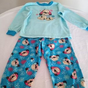 🌟4/$20   blue puppy pajamas 4t